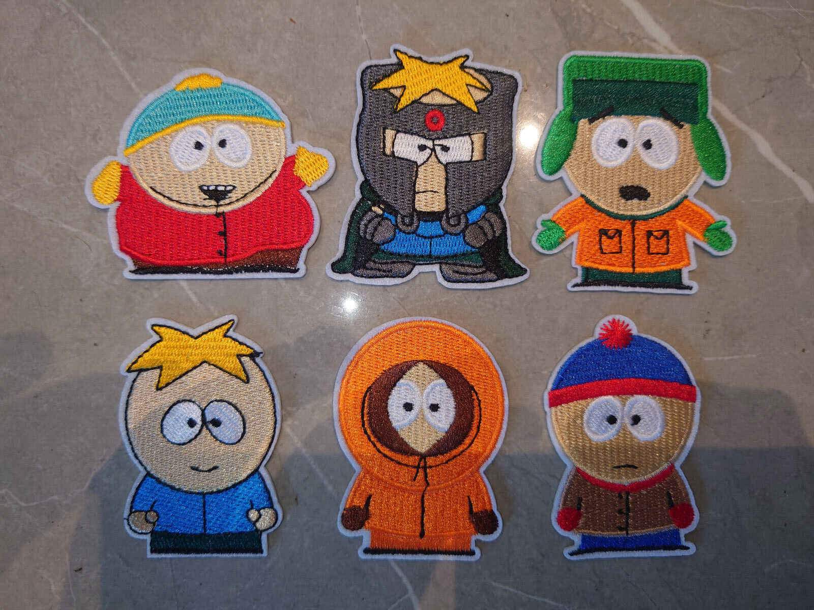 South Park Kenny CARTMAN PROFESSOR CHAOS KYLE STAN embroidered fabric PATCH