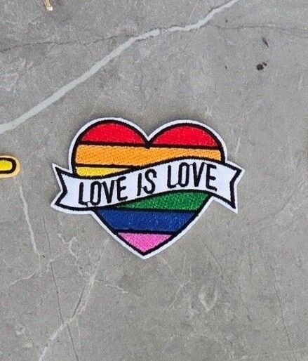 LGBTQ Rainbow Patch Pride LGBT Iron On Quality Embroidered Clothes Patches Gay