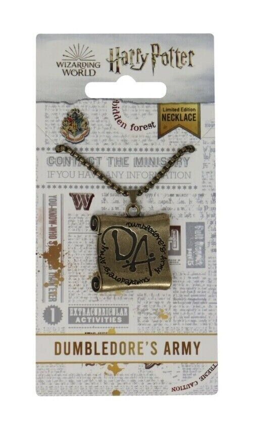 LIMITED EDITION Harry Potter Dumbledores Army Necklace Pendant Accessory CHAIN