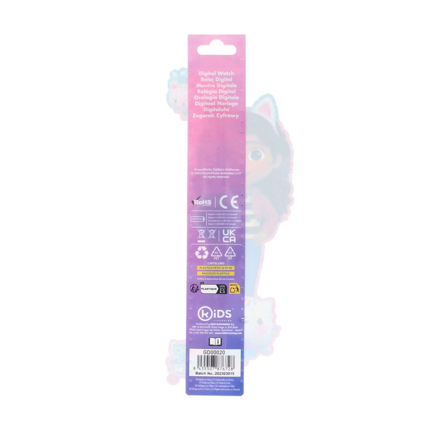 GABBY'S DOLLHOUSE CAT Kids OFFICIAL Gabbys Dollhouse Digital Watch GET YOURS NOW