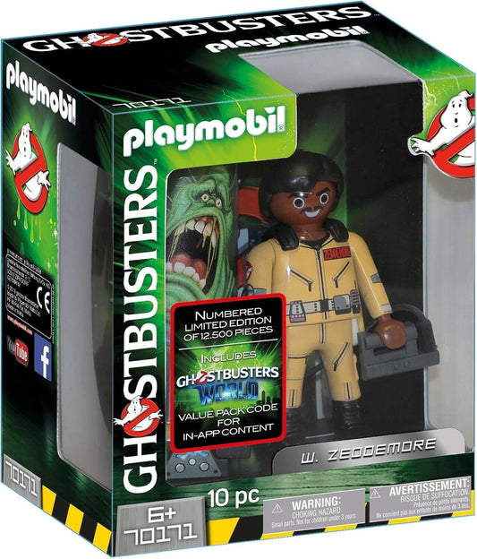 Playmobil Ghostbusters Collectors Edition WINSTON Zeddemore Figure 70171 MOVIE