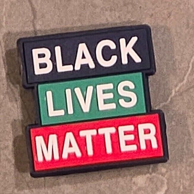 BLM Pride Black Lives Matter Jibbitz Croc Charms BLACK LIVES MATTER AFRO