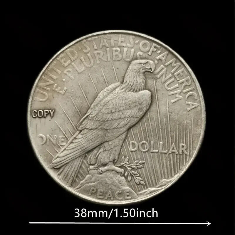 ONE DOLLAR COIN USA COIN GIFT HOMELESS AMERICA IN GOD WE TRUST EAGLE SCYTHE