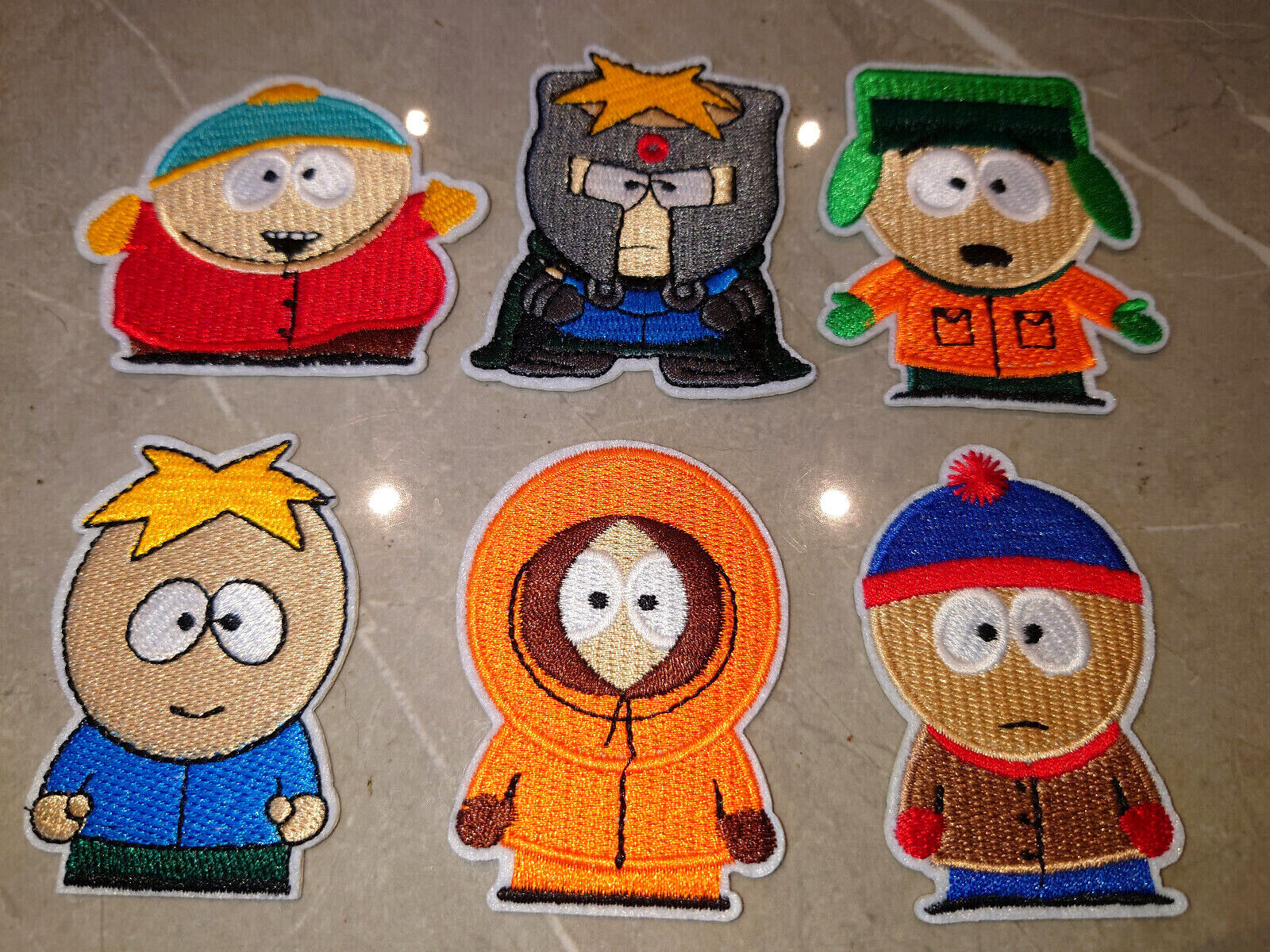 South Park Kenny CARTMAN PROFESSOR CHAOS KYLE STAN embroidered fabric PATCH