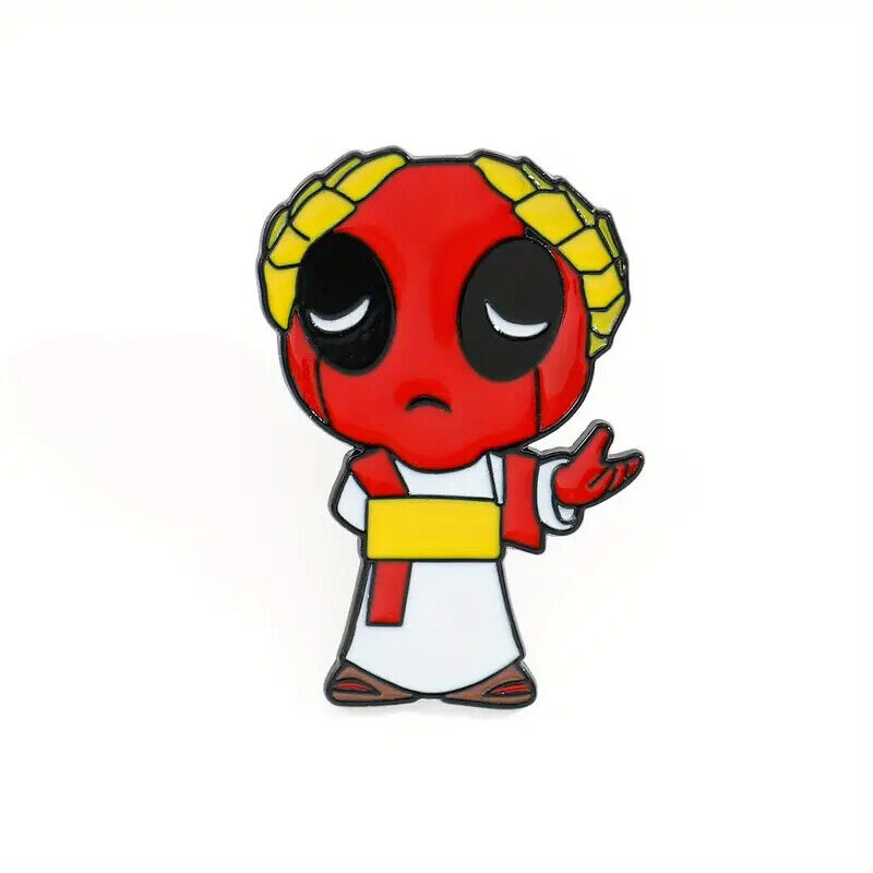 DEADPOOL Metal Enamel Pin Badge Retro Kids Adult Teen Action Fun Marvel