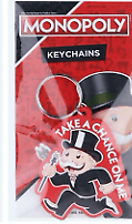 MONOPOLY - Official Game Keyring 2D Rubber Keychain CHOOSE YOURS OR GET THEM ALL