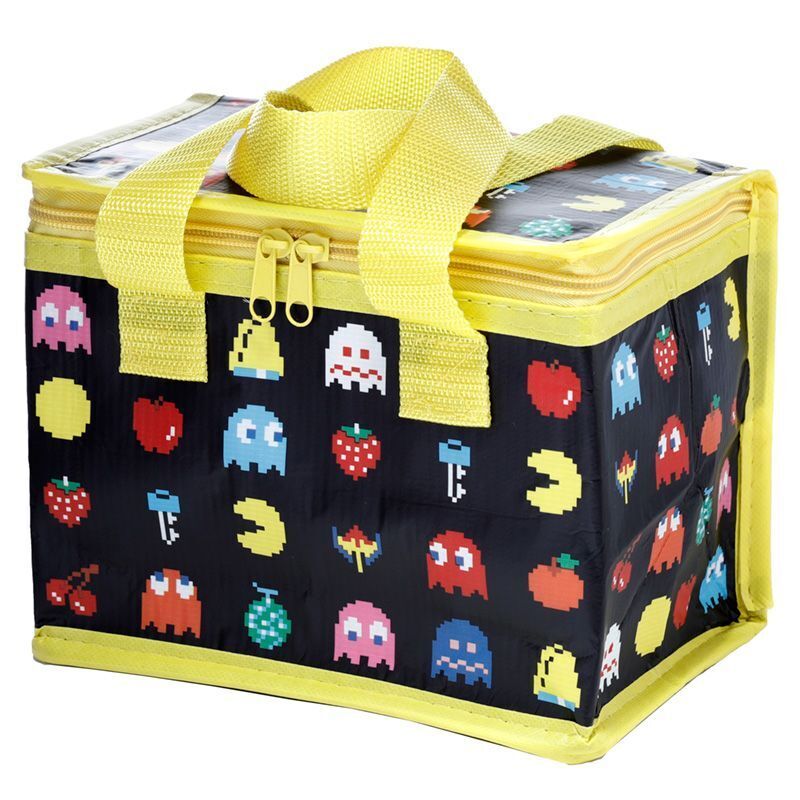 Lunch Bags Insulated Cool Bag School Lunch Box ASTERIX PAC-MAN MINECRAFT STACKED