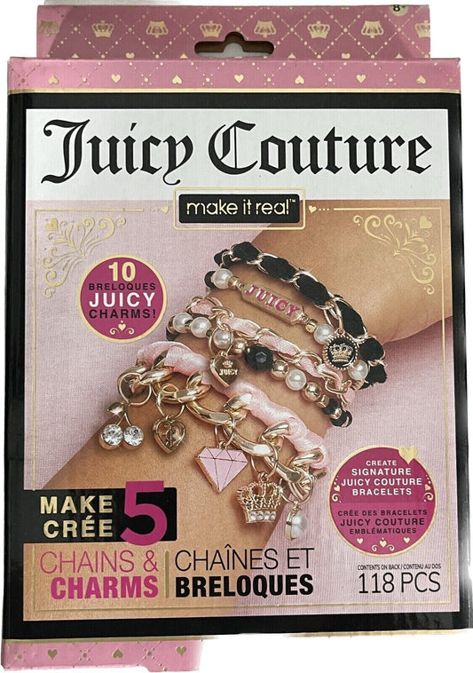 Juicy Couture Make It Real Chains And Charms Jewellery Bracelet Teen Creative