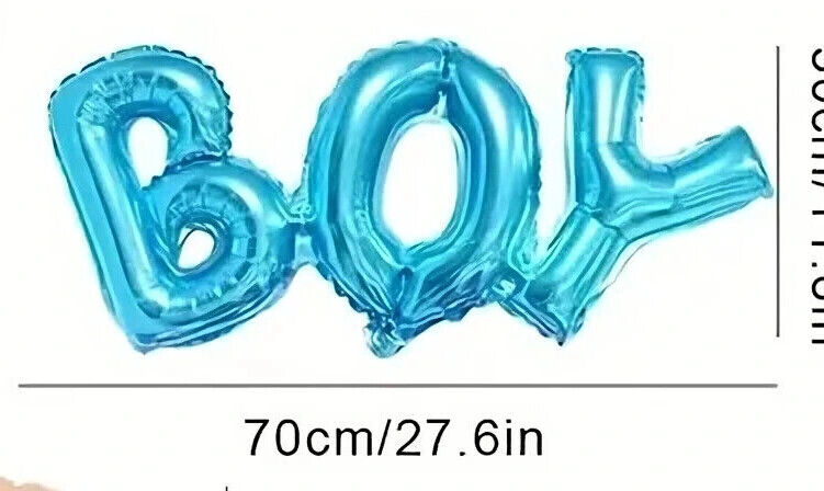 Large Baby Shower Balloons Boy or Girl Foil Gender Reveal Party Decorations Gift