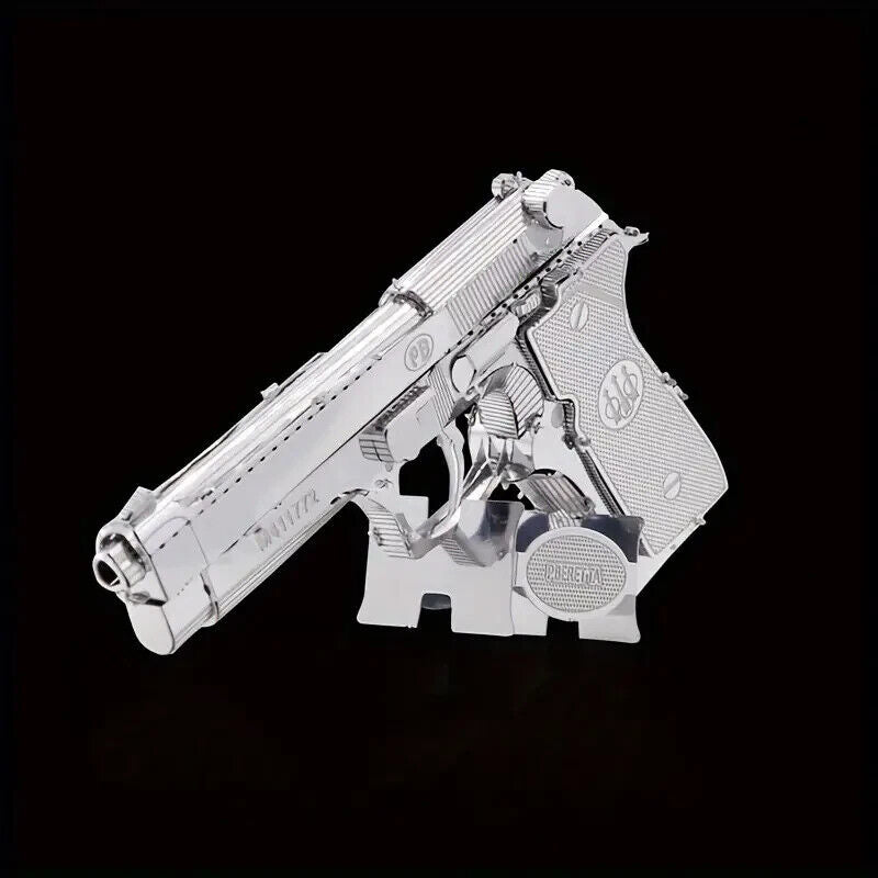 Beretta 3D Metal Puzzle Model Kits DIY Laser Cut PuzzleS Jigsaw Toy GUN SHOOT