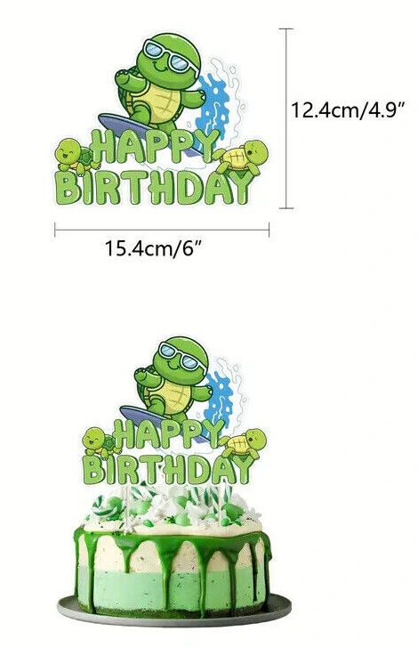 Turtle Balloon Party Birthday Decorations Boys Girls Balloons Gree Turtles
