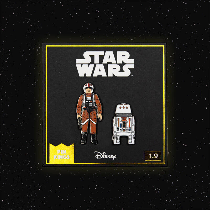 Pin Kings Star Wars Enamel Pin Badge LUKE DARTH CHUWBACCA LUCAS DISNEY OFFICIAL