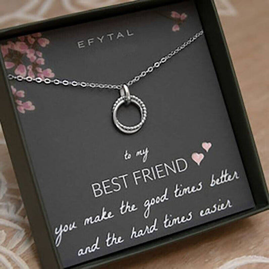 Best Friend Necklace Friendship Gift Thank You Sister Gifts Birthday valentines