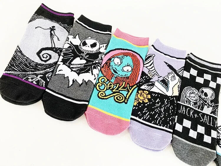 LICENSED Nightmare Before Christmas Socks Novelty One Size BOAT CASUAL SOCK WEAR