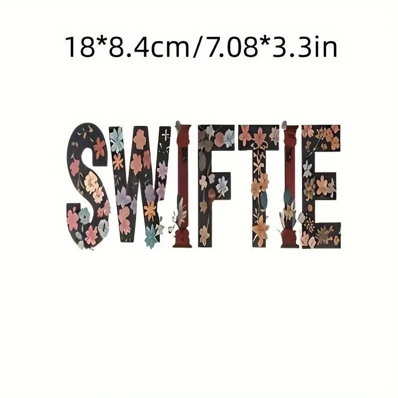 TAYLOR SWIFT SWIFTIE Sticker Clothes Patches Heat Transfer Thermal DIY T-Shirt