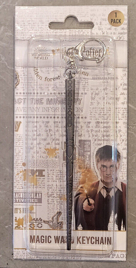 Harry Potter Wand Keyring Keychain Wizard Merchandise Emblems Gift Magic