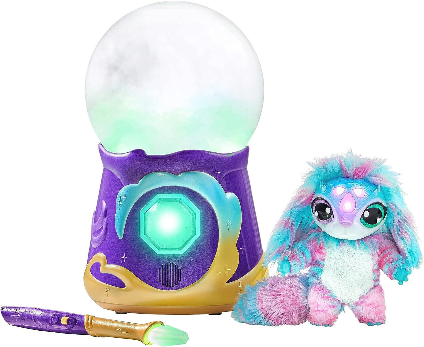 Magic Mixies Magical Crystal Ball with Interactive 8 inch Plush Toys Xmas Gifts