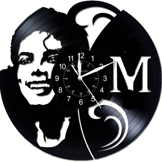 Michael Jackson Vinyl Wall Clock Home Decor Gift Xmas Art Record Collectible