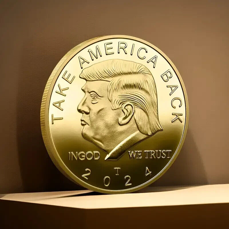 2024 US President Donald Trump Coin Commemorative Coin TAKE AMERICA BACK Coin