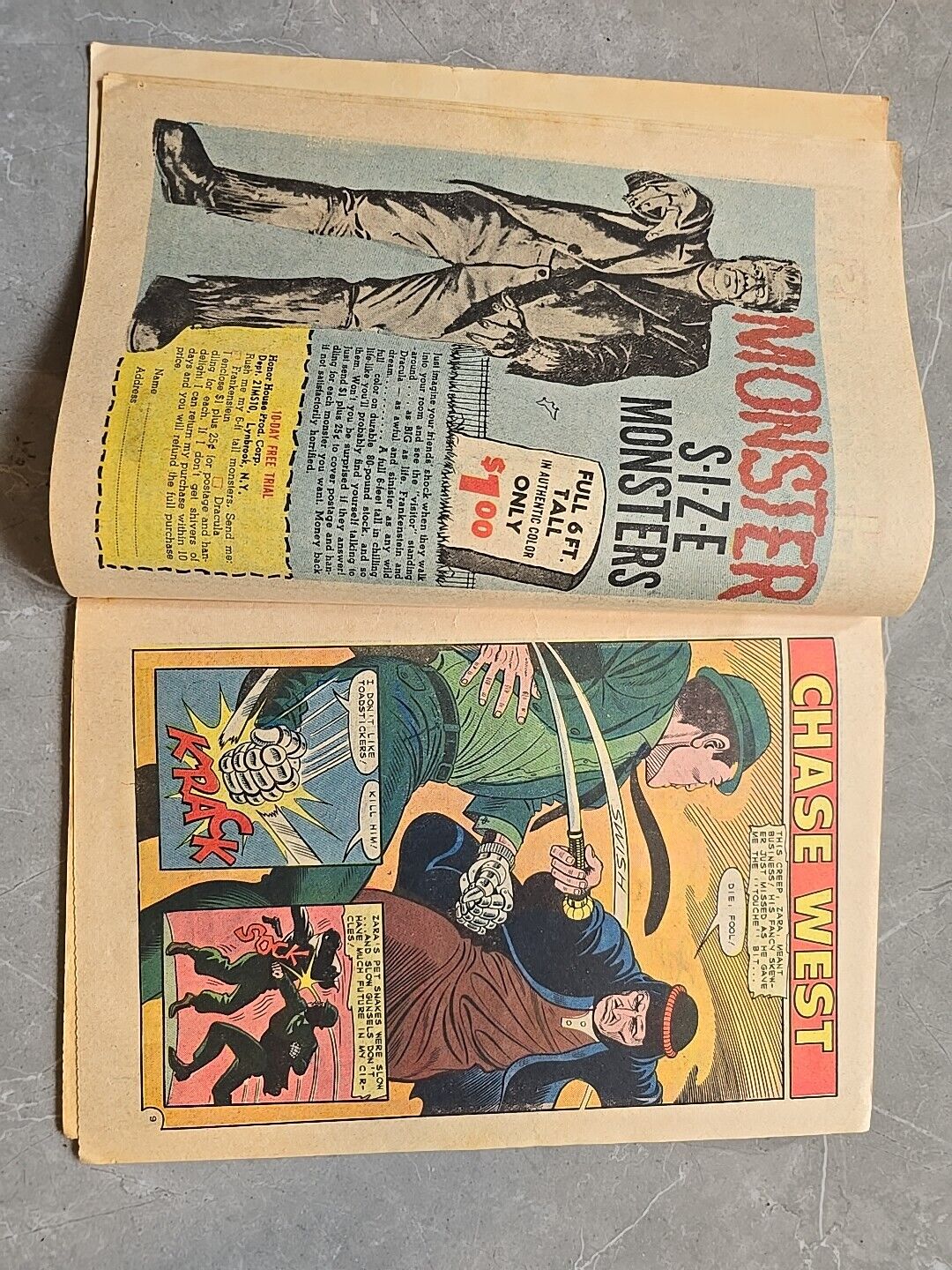Sarge Steel Special Agent #6 Charlton 1965 2nd app Judo Master ''King's Ransom''