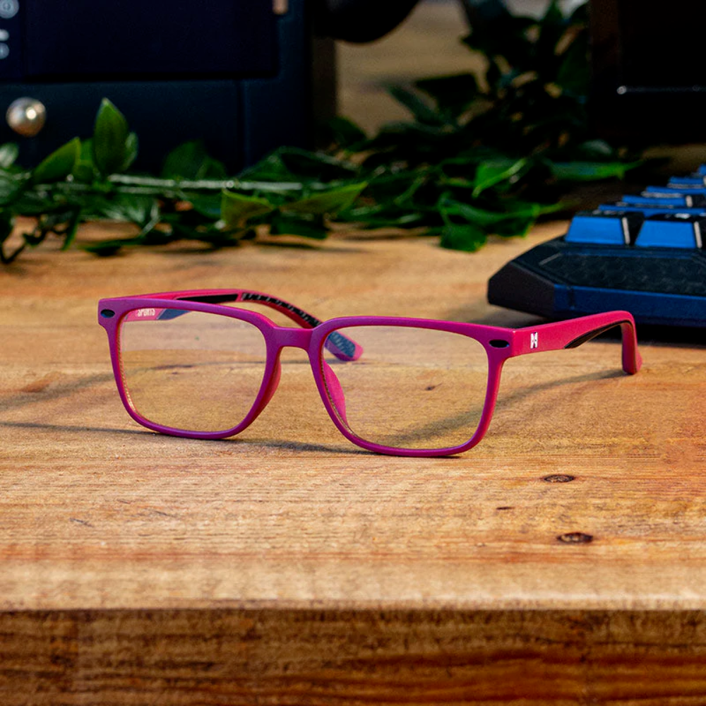 OFFICIAL NUMSKULL ESPORTS KIDS PINK BLUE LIGHT BLOCKING GAMING GLASSES