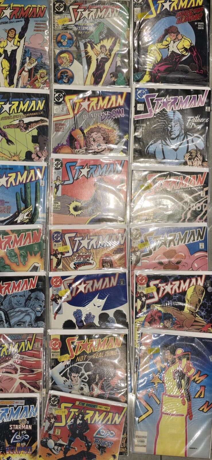 40 X STARMAN ISSUES COMIC COMICS #1-44 1988 IN COVERS MINT CONDITION HOOVER DC