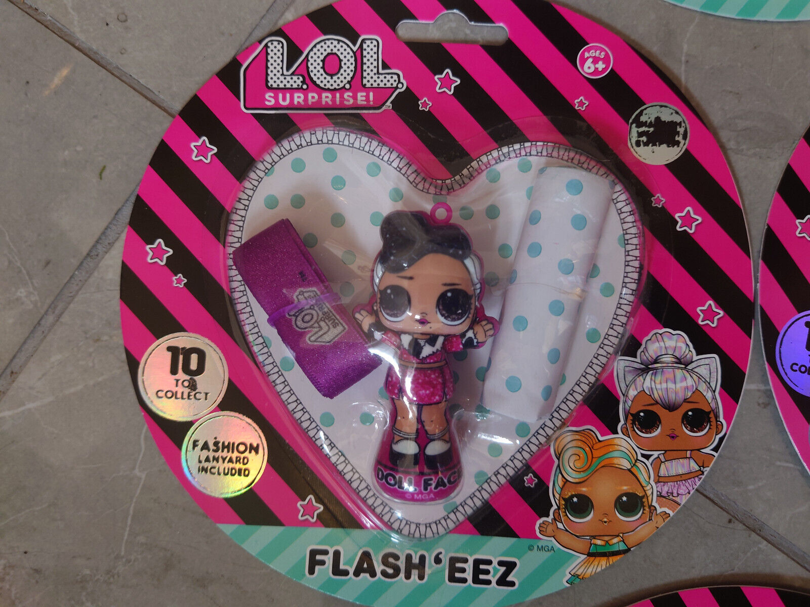 L.O.L. Surprise FLASH EEZ CHOOSE YOURS LOL FLASHEEZ LIGHTS UP LANYARD PENDANT
