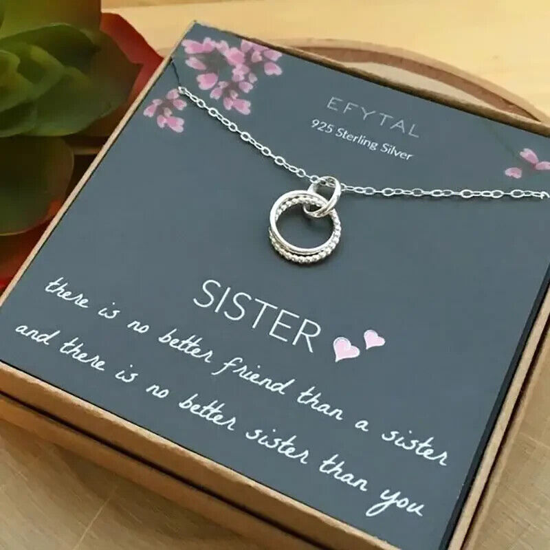 Sister Friendship Necklace Soul Sisters Gifts Best Friend valentines birthday