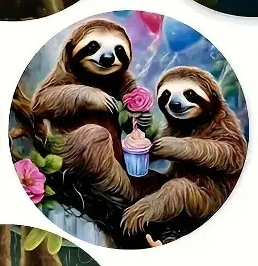 SLOTH FLOWER COASTER Coffee Tea Drink COCKTAILS HIPPIE SCENE BABY