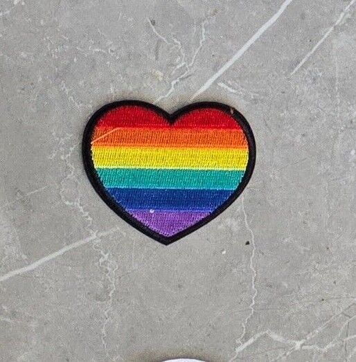 LGBTQ Rainbow Patch Pride LGBT Iron On Quality Embroidered Clothes Patches Gay