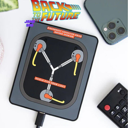 BACK TO THE FUTURE WIRELESS CHARGING MAT BTTF FLUX CAPACITOR MARTY 2024 MOBILE
