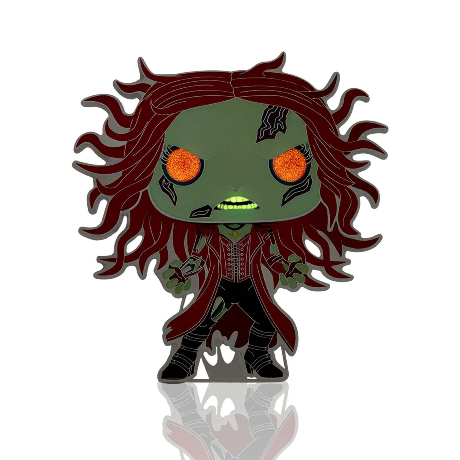 Marvel Zombie Scarlet Witch 22 Pop Pin Enamel What If...? Glows In Dark Sealed