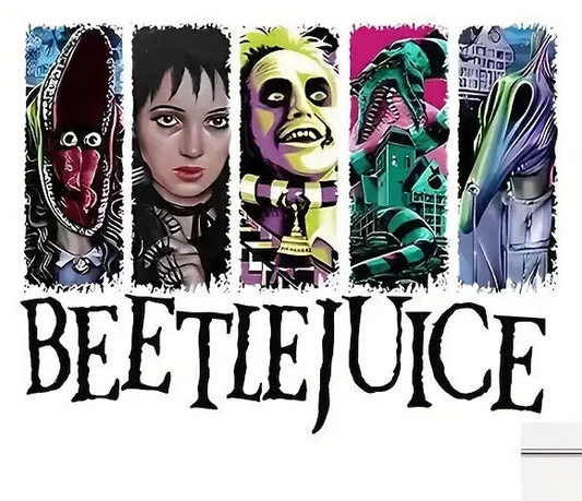 BEETLEJUICE IRON ON TRANSFER HORROR MOVIE