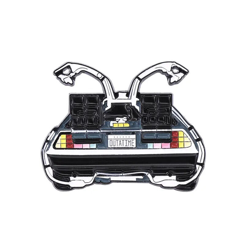 DELOREAN BACK TO THE FUTURE Metal Enamel Pin Badge Adult Teen TV MOVIE
