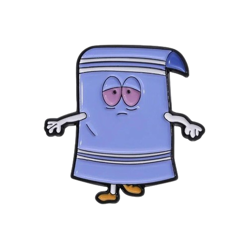 Towelie Pin Badge Enamel South Park Towel Character Brooch Cartoon Funny TOWELY