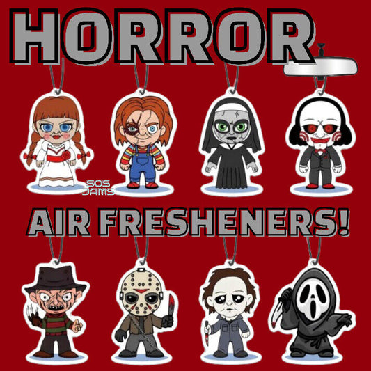Scream Ghostface Car Air Freshener JASON CHUCKY BILLY Horror Movie Scary BRIDE