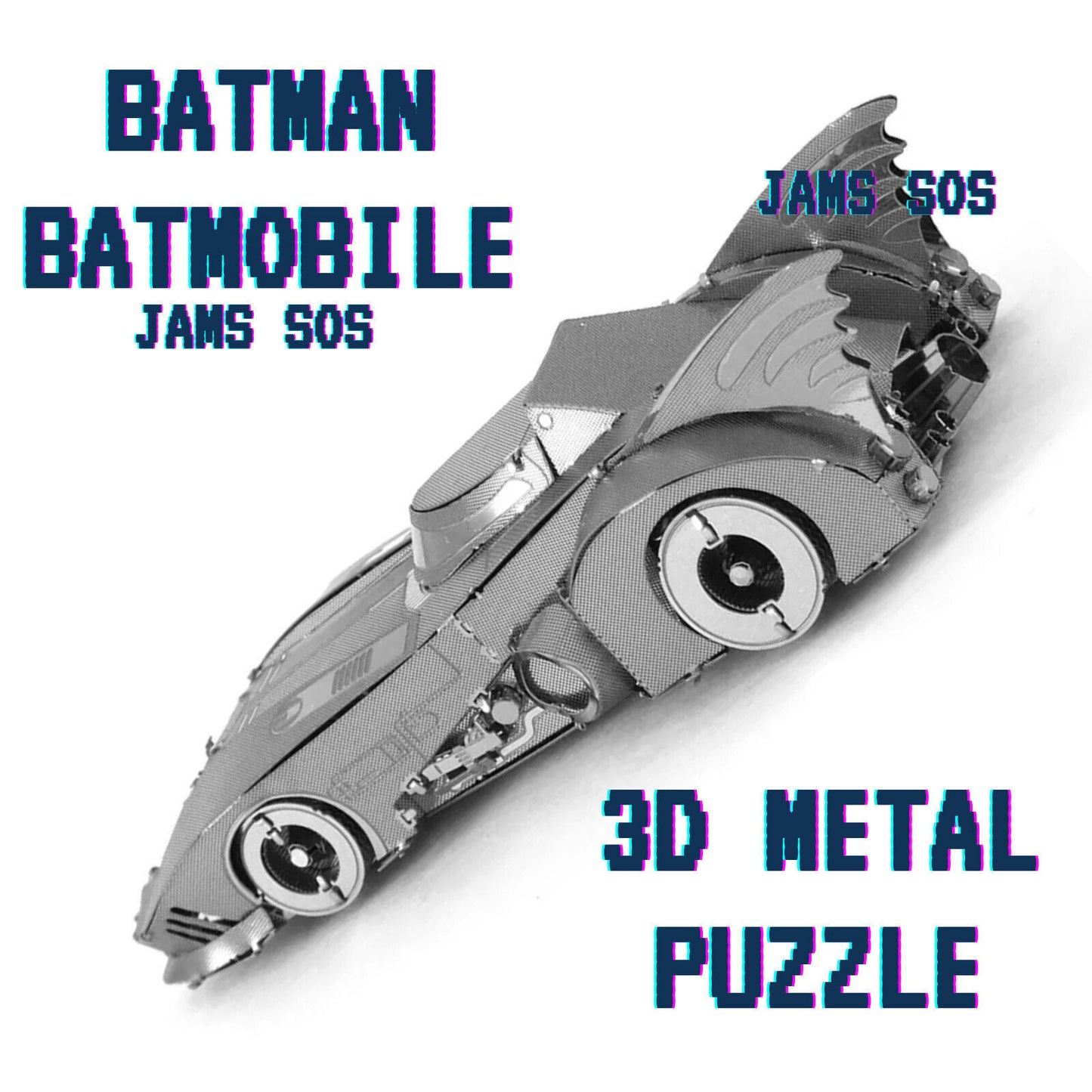 Batman New 3D Metal Puzzles Jigsaw DIY Model Building Kits Toy BATMOBILE GIFT