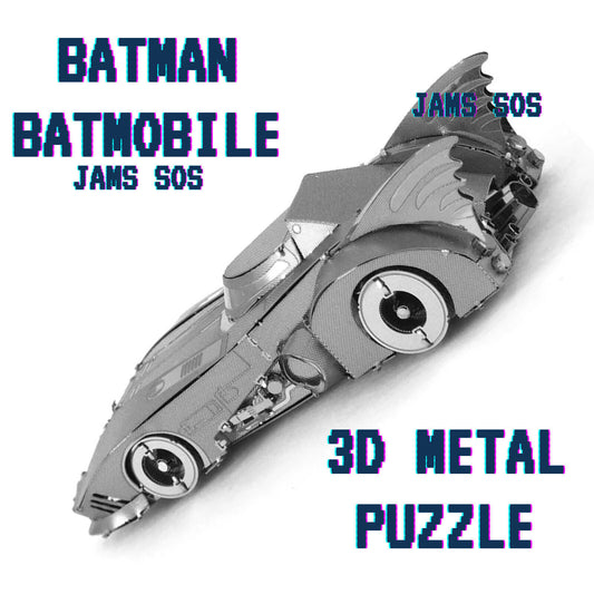 Batman New 3D Metal Puzzles Jigsaw DIY Model Building Kits Toy BATMOBILE GIFT