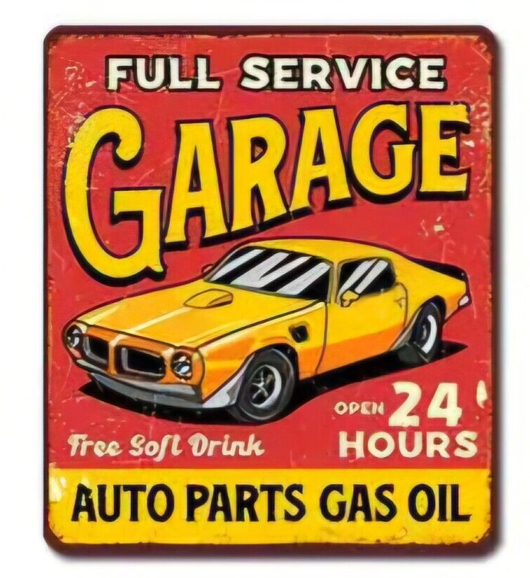 Retro Vintage New Fridge MAGNET TV COFFEE GARAGE CAR RIDE ADVERT