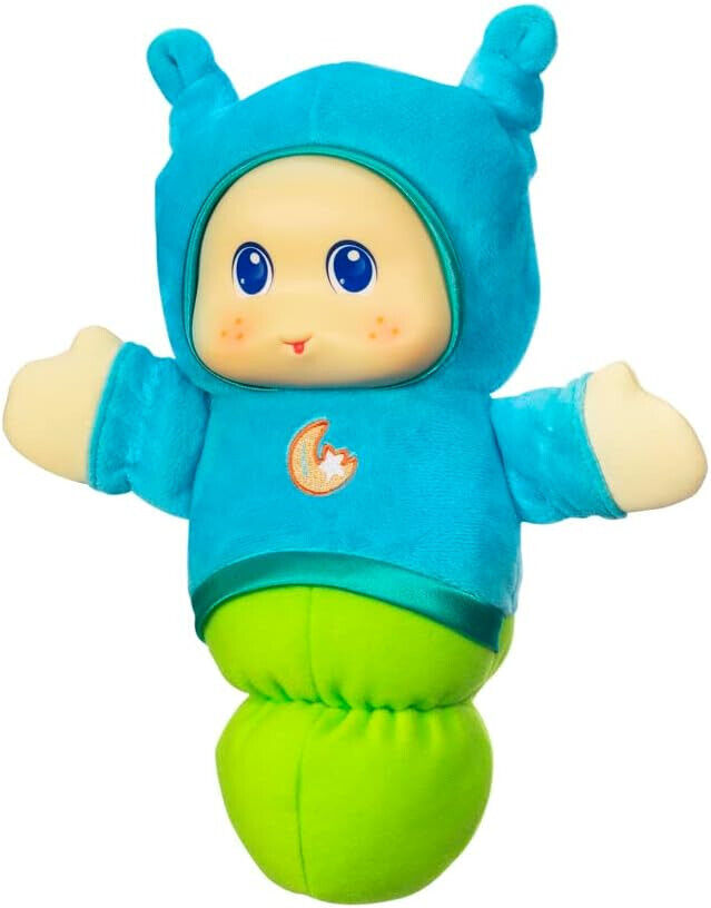 Playskool Hasbro blue lullaby Gloworm  Musical Light Up Rare, Brand New & Sealed