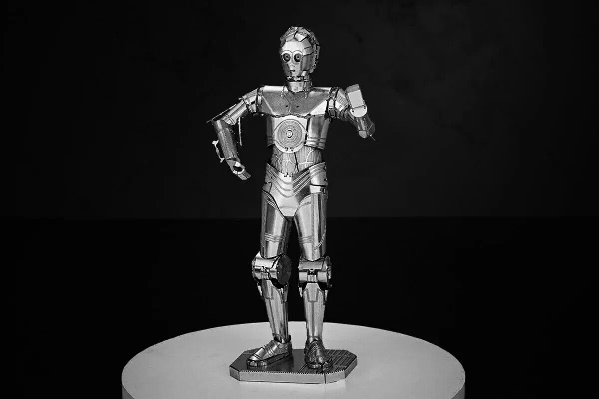 C3-PO 3D Metal Puzzle Model Kits DIY Laser Cut Puzzles Jigsaw C3PO STAR WARS