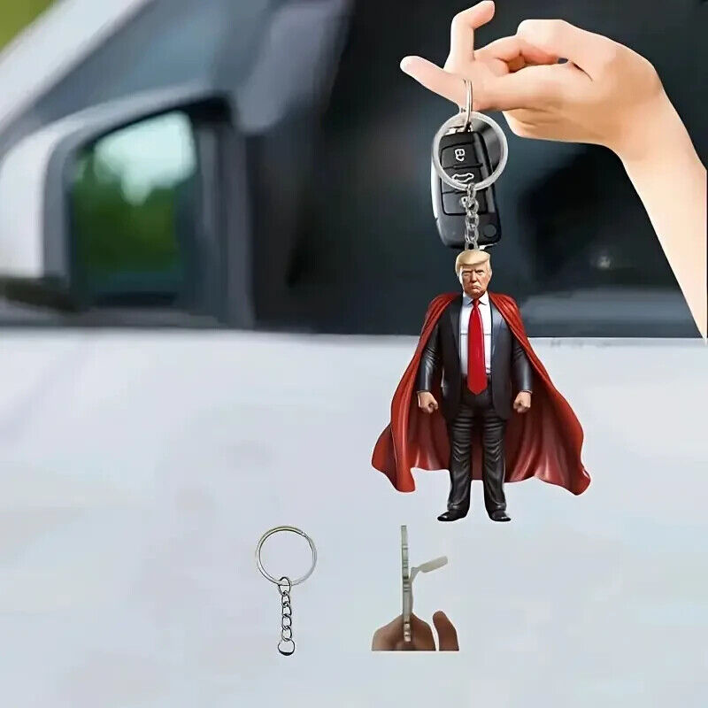 TRUMP VICTORY Pendant Decoration CAR PHONE KEYCHAIN CELEBRATE POLITICS PRESIDENT