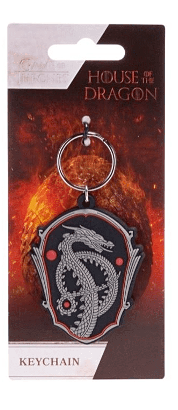 Game of Thrones - Official Rubber Keyring / Keychains HOUSE OF DRAGON CHOOSE