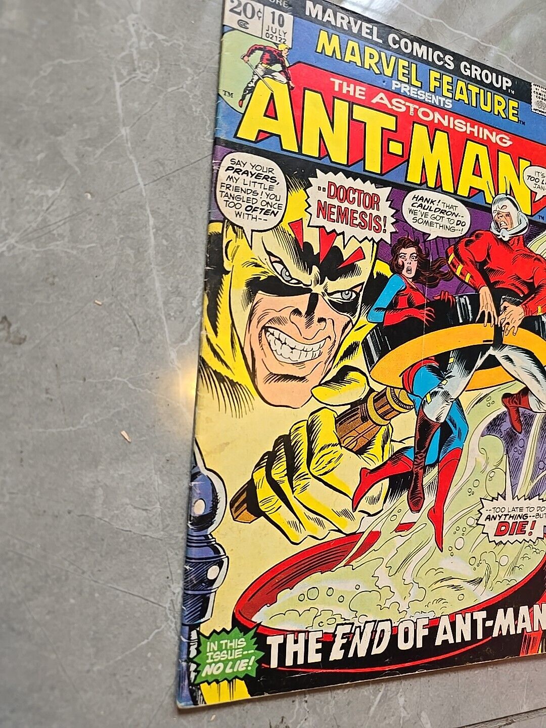 Marvel Feature 10 Marvel Comics July 1973  Featuring Ant-Man & The Wasp ANTMAN