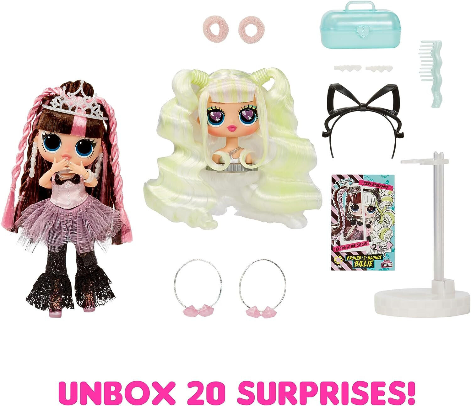 LOL Surprise! Tweens Surprise Swap Bronze-2-Blonde Billie fasion doll l.o.l