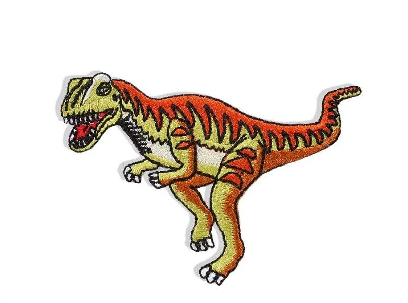 JURASSIC PARK Patch Embroidered Badge Iron Sew On Clothes T Shirt Bag