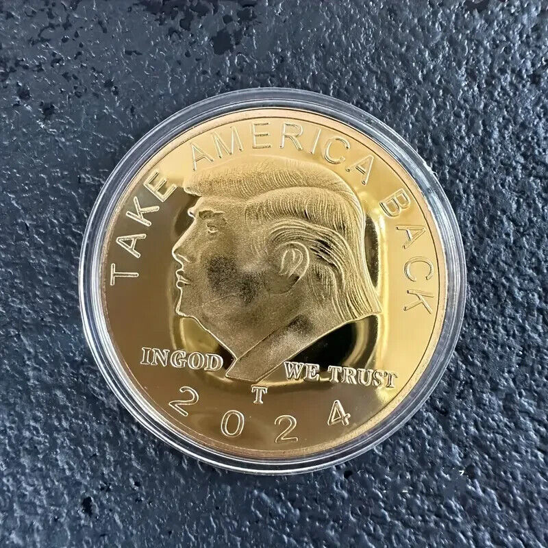 2024 US President Donald Trump Coin Commemorative Coin TAKE AMERICA BACK Coin
