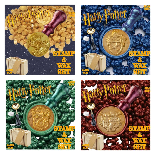 HARRY POTTER WAX WRITING SEAL MELT SET HOGWARTS LETTER GRYFFINDOR RAVENCLAW