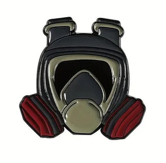 Breaking Bad Walter White Lab Mask Heisenberg Metal Enamel Pin Badge TV FILLER