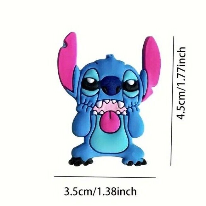 XLARGE Disney Lilo & Stitch Croc Shoe Charms Cartoon Movie lot Blue Kid Adult